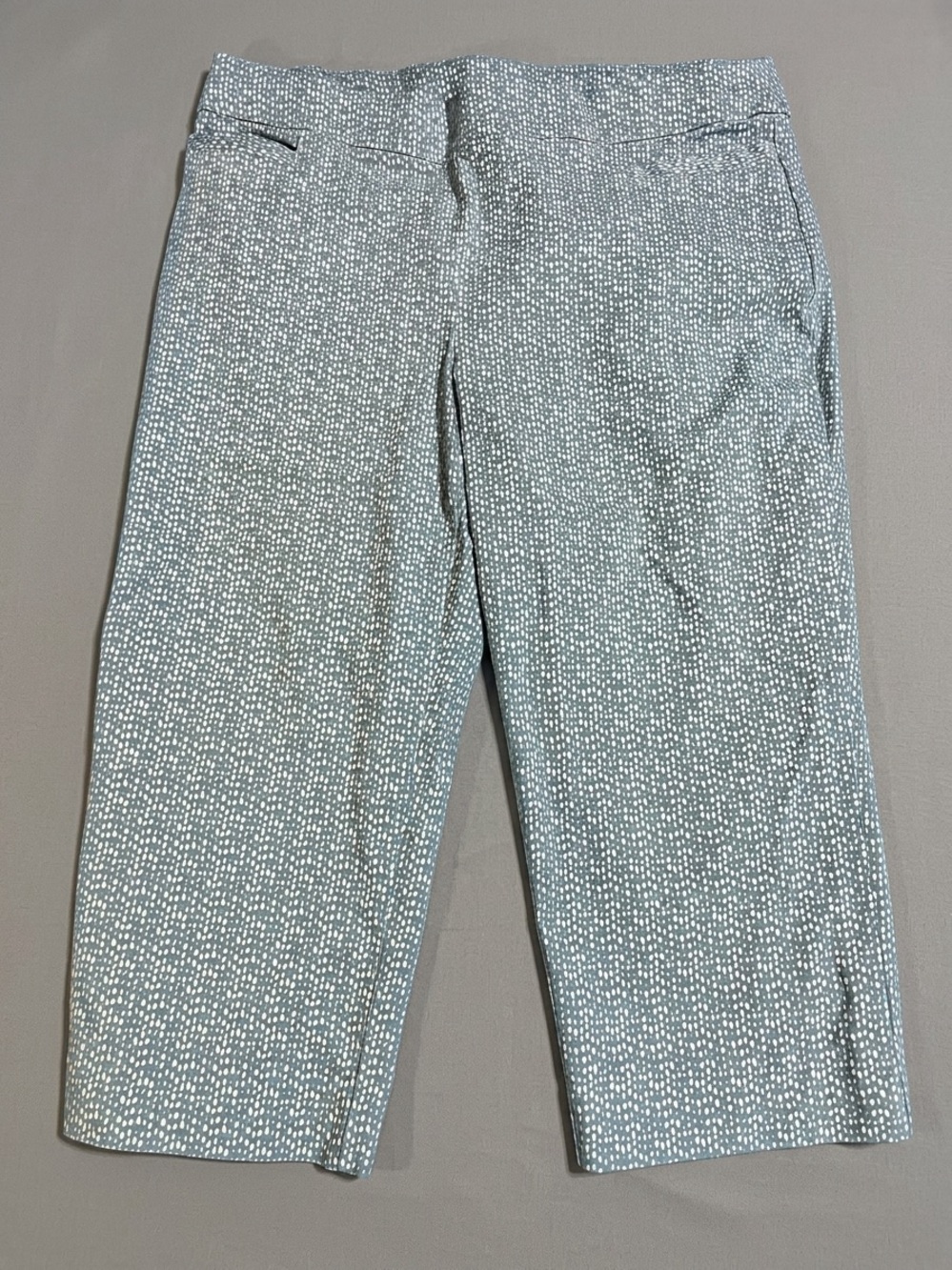 Briggs New York Light Blue Microdot Straight Chinos